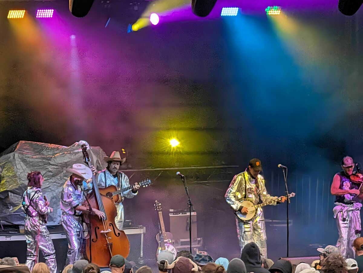Yarn performing live on stage